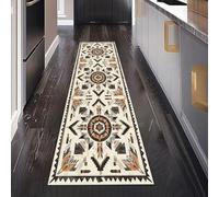 Gaqinhh Vintage Aztèque Ethnique Tapis Cuisine Devant Evier Lavable et Antidérapant, Amérindiens du Sud-Ouest Tapis Couloir Long Absorbant Carpet de Passage Antidérapant 80 x 350 cm