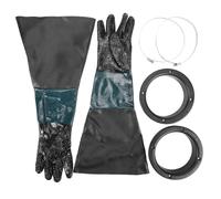 Gaqnzjx Gants de sablage Pièces de sableuse 60 cm avec joints toriques pour cabine de sablage