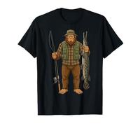 Gar Alligator Bigfoot Pékan Sasquatch T-Shirt