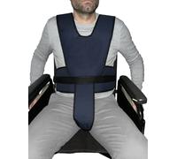 Gar Medical Ceinture Peto pour fauteuils roulants, Soutien Abdominal, pelvien et du Tronc, Fermeture à Clip avec Triple Fixation. Fauteuil Roulant à Haut Soutien.