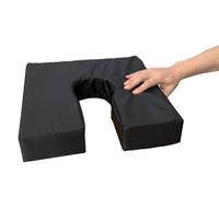 Gar Medical Coussin Anti-escarres Forme Fer à Cheval Imperméable Respirant Mousse Anatomique Confort HR, Coussin pour Hémorroïdes et Coccyx Unisexe, Coussin Orthopédique.