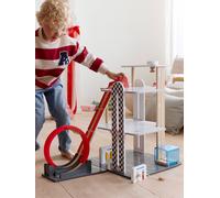 VERTBAUDET Garage 3 Niveaux avec looping en Bois FSC® Rouge TU