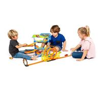Garage à jouets Moltó - Parking avec 2 Boucles et 3 Étages - 2 Voitures à Friction Incluses