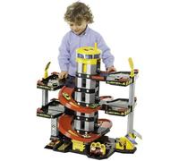 Garage à jouets pour enfants - MOLTO - 5 étages - Ascenseur, Lave-auto, Graisseur, Station-service