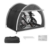Garage à vélo résistant aux intempéries pour 4 vélos, housse de protection imperméable, garage à vélo et housse de vélo d'extérieur, 210 x 150 x 165 cm