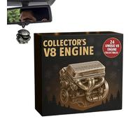 Garage Advent Calendars | 24 Days Christmas Countdown Engine Ornaments | Christmass Decorative Charm Home Decor For Festival Collectors Kids Adults Indoor Outdoor