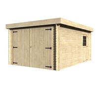 Garage bois Galan - 15.28 m² - 3.26 x 4.78 x 2.24 m - 28 mm
