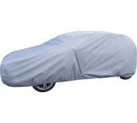 Garage complet pour limousines Imperméable à la neige Imperméable au vent Imperméable aux UV et respirant Garage complet pour l'extérieur et l'intérieur Hatchback Argent 330x180x150 cm