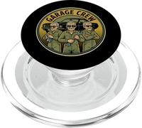 Garage Crew Mécanicien Classique Restauration Voiture Comic Vintage PopSockets PopGrip pour MagSafe