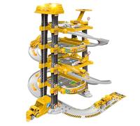 Garage de Voiture Jouet 78pcs / Set 4 Couches de stationnement d'ingénierie pour Jouets Jouets faciles Cadeaux développement interactifs pour Les Enfants