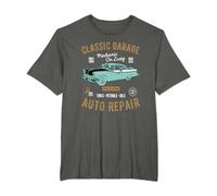 Garage de Voitures Anciennes, réparation de Voitures, mécanique de Voitures Classiques T-Shirt