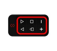 Garage Door Opener Remote - Transmitter Replacement | 6 Buttons Gate Wireless Control | Clicker Signal Booster Rolling Code for Home Outdoor Apartment Property Security Daily Access Vehicle Entry