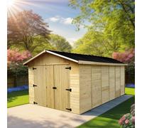 Garage en bois Eden 3x5,20m