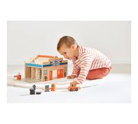 Garage En Bois Ville Multicolore TU