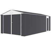 Garage en métal Houston 18,56m² - Anthracite
