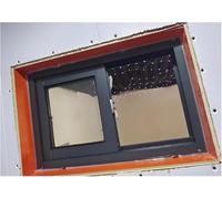 Garage Fenêtre Coulissante Horizontale Noir Aluminium sous-Sol Grange Salle De Bain Cuisine Loft Encastré Fenêtre De Ventilation Maison Mobile Fenêtre De, Black, W x H 26x20in/65x50cm