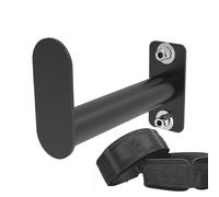 Garage Hangers, Storage Rack, 5.12x2.36x12.91in Heavy-Duty Build, Included Screws, Space-Saving Design for Wall Mounting, Gym Equipment, Home Organization, Utility Room, Jump Rope Storage