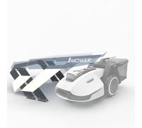 Garage Idea Mower pour robot tondeuse Mobius Long compatible avec Mammotion Yuka avec kit ramasse-feuilles Sweeper