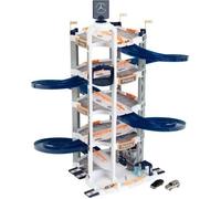 Theo Klein 3972 Mercedes-Benz Parking avec 5 niveaux I Parking stable avec double rampe de descente, 2 voitures de course, etc.