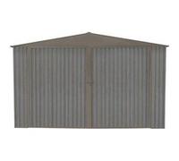 Garage métal aspect bois vieilli 125157 - 18,24 m² - Chalet et Jardin Bois G