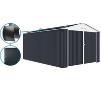 Garage Métal " Houston" - 18,56 M² Avec Panneau Solaire - Anthracite