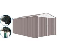 Garage Métal "Nevada" - 15,36m² Avec Gouttière