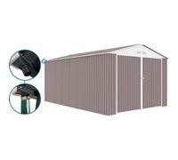 Garage métal Nevada - 15,36m² avec gouttière