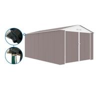 Garage métal ""Nevada"" - 18,56m² avec gouttière