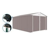 Garage métal ""Nevada"" - 18,56m² avec gouttière