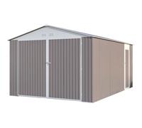 Garage métal ""Nevada"" avec porte battante - 15,36 m²