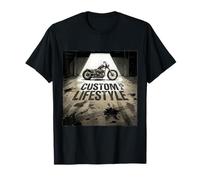 Garage Moto Rider Biker Custom est Un Cadeau de Style de Vie T-Shirt