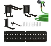 Garage Organizer Hooks, Rustproof Sturdy Metal with Tool Utility, Basement | Garage Workshop Basement Hooks Hanger for Basement Warehouse Garden Shop Factory Barn Garage