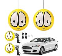 Garage Parking Aid-Aid-Parking Ball, 4pcs 6cm Big Eyes Parking Assistant Kit avec corde 4m, kit d'assistant de stationnement, capteur de stationnement de garage, parking de garage
