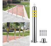 Garage Parking Ber Borne de sécurité robuste pour barrière de contrôle d'accès en béton avec kit complet (couleur : 1 pièce, taille : 7,6 x 76,2 cm)