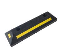 Garage Parking Stopper - Bloc d'arrêt de voiture robuste, guide de stationnement fiable | Aide au garage robuste avec des bandes de sécurité réfléchissantes jaunes pour les voitures, les VUS