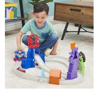 PAW Patrol PAT PATROUILLE LE FILM - TOTAL CITY RESCUE PLAYSET TRUE METAL - Univers Adventure City Réplique Officielle - Véhicule exclusif Die-Cast De Marcus Inclus - 6061056 - Jouet Enfant 3 ans et +