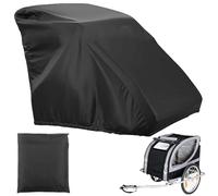 Garage pliable pour remorque de vélo, housse universelle pour remorque de vélo, remorque de chien, protection UV, bâche étanche pour remorque de vélo en Oxford 210D