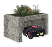 vidaXL Garage tondeuse à gazon lit surélevé 110x80x60 cm Fil en acier 145655