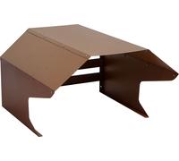 Garage pour tondeuse HWC-L43, toit Abri pour tondeuse, métal 40x59x69cm ~ brun