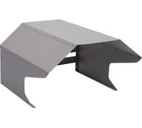 Garage pour tondeuse HWC-L43, toit Abri pour tondeuse, métal 40x59x69cm ~ gris