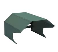 Garage pour Tondeuse HWC-L43, Toit abri pour Tondeuse, métal 40x59x69cm - Vert