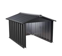 Garage pour tondeuse-robot avec toit à deux pentes Anthracite