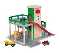 Garage rail route Brio Bleu G