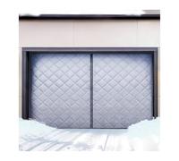 Garage Rideau De Porte, Magnétique Thermique Isolant Couverture, Résistant Aux Intempéries Insonorisé Protection Intimité Porte Couvre-porte, Épaisseur Coton Panneaux De Porte(Gray,(W x H) 10x9 FT)