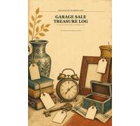 Garage Sale Treasure Log: Track Your Finds, Bargains and Hidden Gems