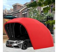 Garage semi-automatique rétractable en acier inoxydable avec feuilles de pare-soleil, tente de voiture portable pour parking, cour, jardin