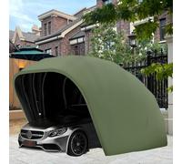 Garage semi-automatique rétractable en acier inoxydable avec feuilles de pare-soleil, tente de voiture portable pour parking, cour, jardin