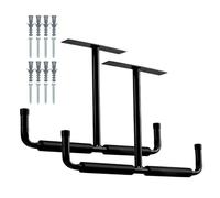 Garage Storage Hook - Steel | Ceiling Hook | Storage Rack | Heavy-Duty Wall And Ceiling Organizer For Tools Bikes Ladders Garden Equipment Garage Shed Workshop Easy Install Durable Space-Saving
