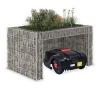 vidaXL Garage tondeuse à gazon lit surélevé 110x80x60 cm Fil en acier