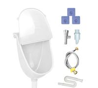 Garage Urinal - Pp Garden Urine Diverter | 38.5cm Wall Mounted Toilet Odorless | Compact No Punching Lid Design for Homes Dormitories Motorhomes Bathrooms Outdoor Areas